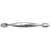 Laurey 25326 128mm Delano Large Spoonfoot Pull - Polished Chrome