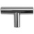 Laurey 87926 Steel T-Bar Knob - Polished Chrome - 2"