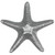 Laurey 56760 Oceana Knob - Starfish - Silverado