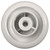 Laurey 34642 1 1/4" Plastic Knob - White