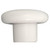 Laurey 34642 1 1/4" Plastic Knob - White
