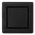 Laurey 72820 7/8" Square Knob - Cosmopolitan - Matte Black