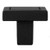 Laurey 72820 7/8" Square Knob - Cosmopolitan - Matte Black
