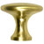 Laurey 53904 1 3/8" Knob - Kensington - Satin Brass