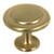 Laurey 57004 1 3/8" Knob Newport Satin Brass