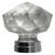 Laurey 81926 55mm Knob - Kristal - Polished Chrome