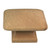 Laurey 32201 1 1/4" Au Natural Wood Square Knob