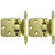 Laurey 28737 No Inset Self-Closing Hinge - Polished Brass