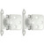 Laurey 28742 No Inset Self-Closing Hinge - White
