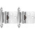 Laurey 28726 No Inset Self-Closing Hinge - Polished Chrome