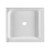 Fine Fixtures Acrylic Shower Base 32" X 32" White - Front And Side Double Threshold - SBA3232W