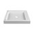 Fine Fixtures Acrylic Shower Base 32" X 32" White - Front And Side Double Threshold - SBA3232W