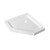 Fine Fixtures Acrylic Shower Base 32" X 32" White - Neo Angle Threshold - SBA3232W-NA
