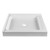 Fine Fixtures Acrylic Shower Base 36" X 36" White - Front And Side Double Threshold - SBA3636W