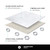 Fine Fixtures Acrylic Shower Base 36" X 36" White - Front Single Threshold - SBA3636W-F