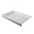 Fine Fixtures Acrylic Shower Base 48" X 36" White - Front Single Threshold - SBA4836W-F