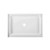 Fine Fixtures Acrylic Shower Base 48" X 36" White - Front Single Threshold - SBA4836W-F