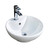 Fine Fixtures Ceramic Round Vessel Sink 16" X 16" - White - VE1616W