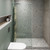 Fine Fixtures Fixed Full Frame Shower Panel - 34" X 74" - Polished Chrome - SDF2-34PC