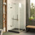 Fine Fixtures Frameless Square Shower Enclosure - 42" X 42" - Polished Chrome - SES1-42PC