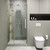 Fine Fixtures Hinged Frameless Shower Door - 32" X 74" - Polished Chrome - SDH1-32PC