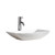 Fine Fixtures MV2314SW Modern Ceramic Rectangular Vessel Sink 23" X 14" White - No Faucet Hole