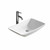 Fine Fixtures MV2314SW Modern Ceramic Rectangular Vessel Sink 23" X 14" White - No Faucet Hole