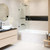 Fine Fixtures Pivot Frameless Tub Panel - 28" X 58" - Black Hardware - TDP1-28BL
