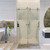 Fine Fixtures Sliding Frameless Shower Door - 60" X 74" - Satin - SDS1-60SN