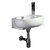 Fine Fixtures Wall Hung Sink 16" 1/2 X 11" - White - WH1611W