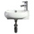 Fine Fixtures Wall Hung Sink 16" 1/2 X 11" - White - WH1611W