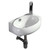 Fine Fixtures Wall Hung Sink 16" 1/2 X 11" - White - WH1611W