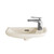 Fine Fixtures WH2010BI Wall Hung Sink 20" X 10" - Biscuit Color With Brackets