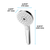 TOTO® G Series 1.75 GPM Multifunction 4 inch Round Handshower with ACTIVE WAVE, COMFORT WAVE, and WARM SPA, Polished Nickel - TBW01011U4#PN