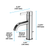 TOTO® GF Series 1.2 GPM Single Handle Bathroom Sink Faucet with COMFORT GLIDE Technology and Drain Assembly, Polished Nickel - TLG11301U#PN