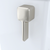 TOTO® Trip Lever Handle W/ Spud And Mounting Nut, Left Hand - THU416#BN