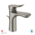 TOTO® GO Series 1.2 GPM Single Handle Bathroom Sink Faucet with COMFORT GLIDE Technology and Drain Assembly, Brushed Nickel - TLG01301U#BN
