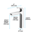 TOTO® GS Series 1.2 GPM Single Handle Bathroom Faucet for Semi-Vessel Sink with COMFORT GLIDE Technology and Drain Assembly, Polished Chrome - TLG03303U#CP