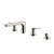 TOTO® GS Four-hole Deck-Mount Roman Tub Filler Trim with Handshower, Polished Nickel - TBG03202U#PN