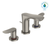 TOTO® GO Series 1.2 GPM Two Handle Widespread Bathroom Sink Faucet with Drain Assembly, Brushed Nickel - TLG01201U#BN