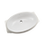 TOTO® 24" Oval Undermount Bathroom Sink with CEFIONTECT®, Cotton White - LT1506G#01