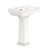 TOTO® Promenade® 24" x 19-1/4" Rectangular Pedestal Bathroom Sink for 8 inch Center Faucets, Colonial White - LPT532.8N#11