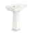 TOTO® Promenade® 24" x 19-1/4" Rectangular Pedestal Bathroom Sink for Single Hole Faucets, Colonial White - LPT532N#11