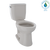 TOTO® Entrada™ Two-Piece Elongated 1.28 GPF Universal Height Toilet, Sedona Beige - CST244EF#12