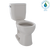 TOTO® Entrada Two-Piece Round 1.28 GPF Universal Height Toilet, Sedona Beige - CST243EF#12