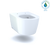 TOTO® RP Wall-Hung Contemporary D-Shape Dual Flush 1.28 and 0.9 GPF Toilet with CEFIONTECT®, Cotton White - CT447CFG#01