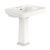 TOTO® Promenade® 27-1/2" x 22-1/4" Rectangular Pedestal Bathroom Sink for 4 inch Center Faucets, Colonial White - LPT530.4N#11