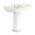 TOTO® Promenade® 27-1/2" x 22-1/4" Rectangular Pedestal Bathroom Sink for 4 inch Center Faucets, Colonial White - LPT530.4N#11