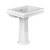 TOTO® Promenade® 27-1/2" x 22-1/4" Rectangular Pedestal Bathroom Sink for 8 inch Center Faucets, Cotton White - LPT530.8N#01