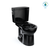 TOTO® Drake® Two-Piece Round 1.28 GPF Universal Height TORNADO FLUSH® Toilet with CEFIONTECT®, Ebony - CST775CEF#51